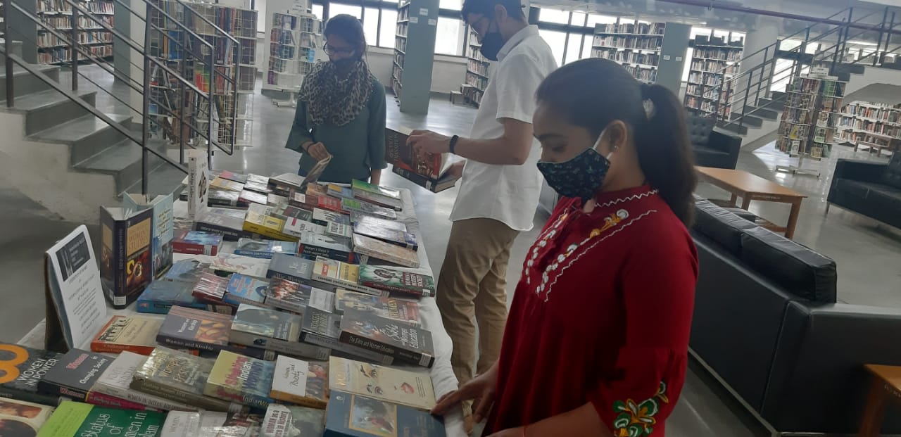 Exhibition of books on 'International Women's Day'